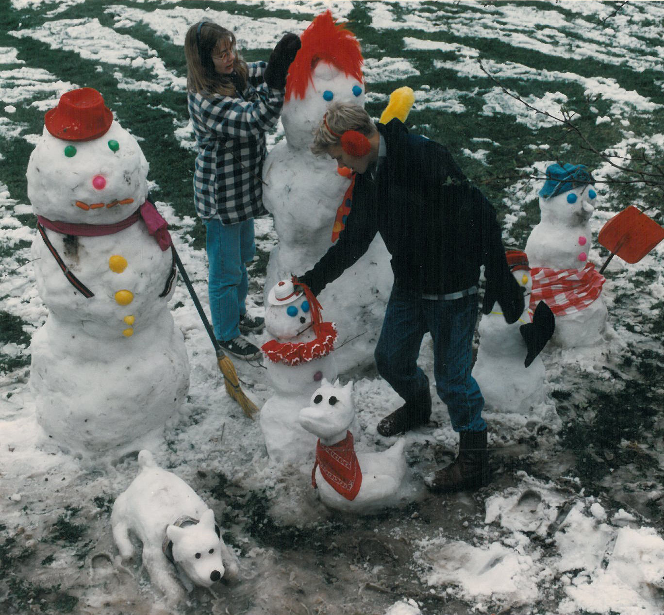 Snow sculptures